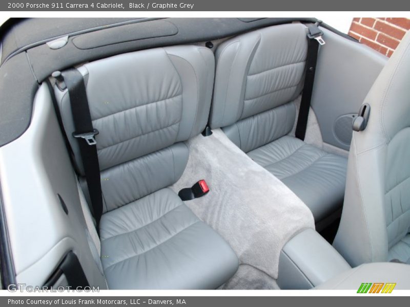 Black / Graphite Grey 2000 Porsche 911 Carrera 4 Cabriolet