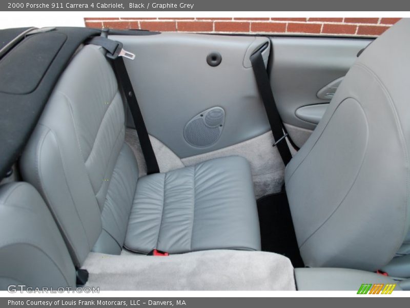 Black / Graphite Grey 2000 Porsche 911 Carrera 4 Cabriolet