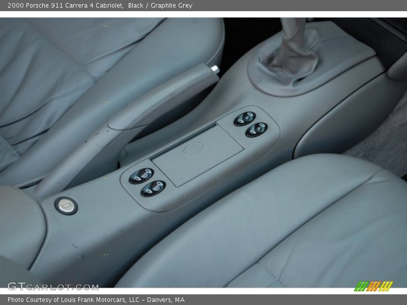 Black / Graphite Grey 2000 Porsche 911 Carrera 4 Cabriolet
