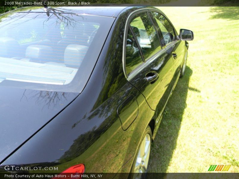 Black / Black 2008 Mercedes-Benz C 300 Sport