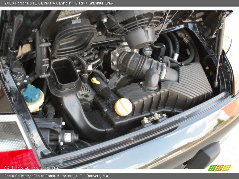 Black / Graphite Grey 2000 Porsche 911 Carrera 4 Cabriolet