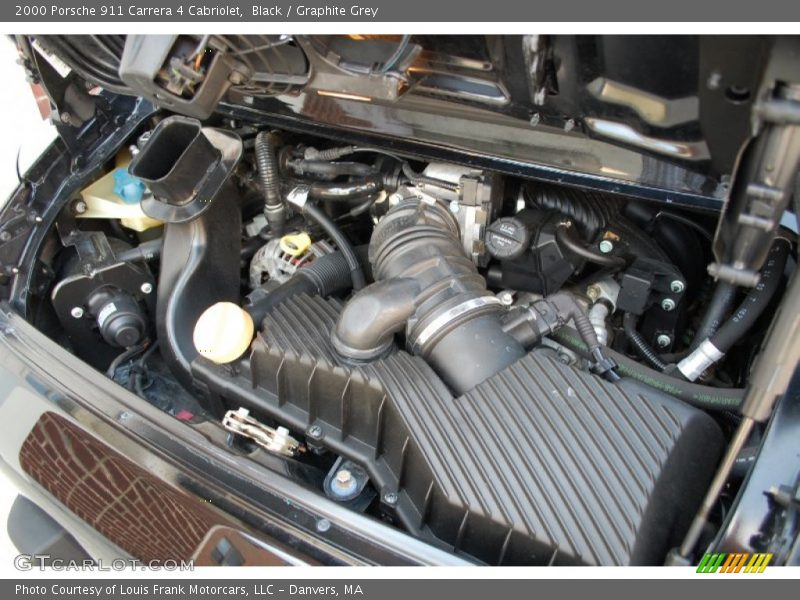 Black / Graphite Grey 2000 Porsche 911 Carrera 4 Cabriolet