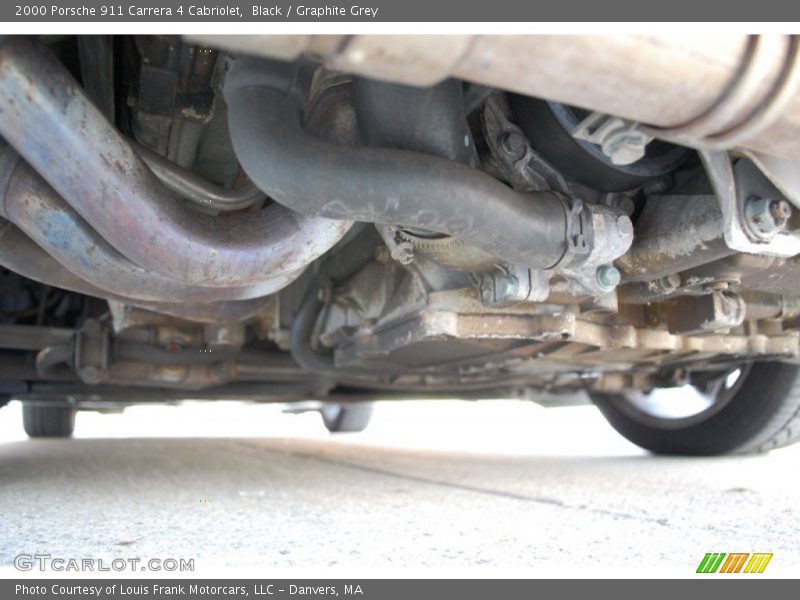Black / Graphite Grey 2000 Porsche 911 Carrera 4 Cabriolet