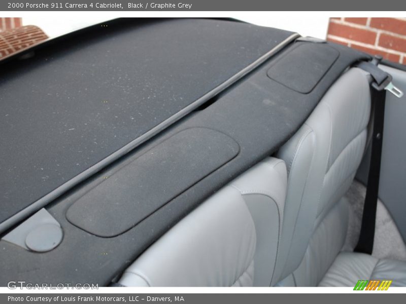 Black / Graphite Grey 2000 Porsche 911 Carrera 4 Cabriolet