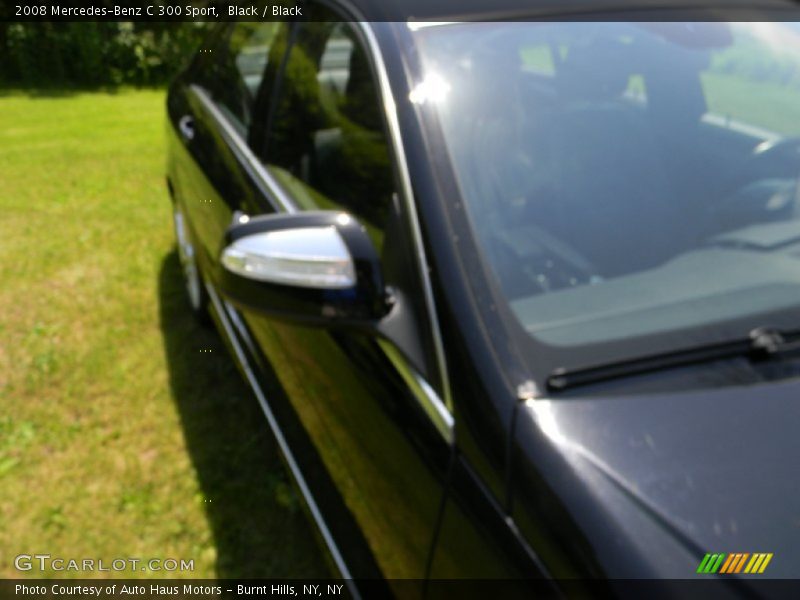 Black / Black 2008 Mercedes-Benz C 300 Sport