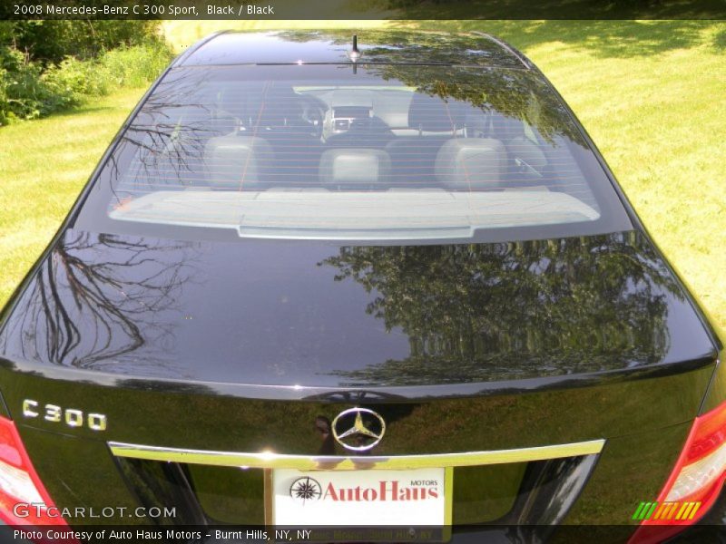Black / Black 2008 Mercedes-Benz C 300 Sport