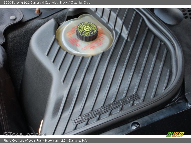 Black / Graphite Grey 2000 Porsche 911 Carrera 4 Cabriolet
