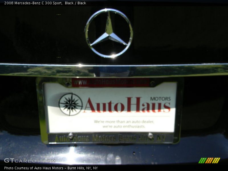 Black / Black 2008 Mercedes-Benz C 300 Sport