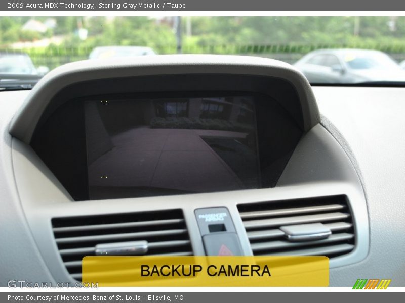 Sterling Gray Metallic / Taupe 2009 Acura MDX Technology