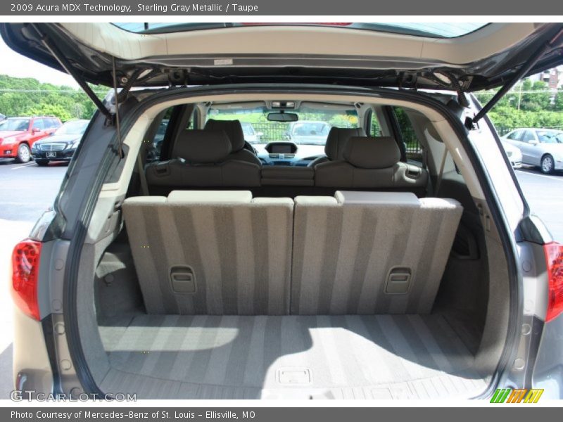 Sterling Gray Metallic / Taupe 2009 Acura MDX Technology