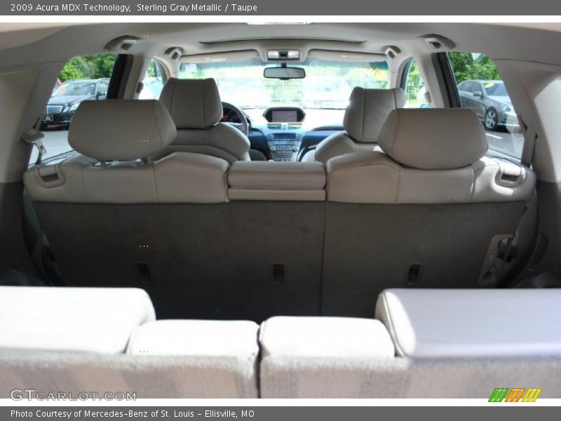 Sterling Gray Metallic / Taupe 2009 Acura MDX Technology