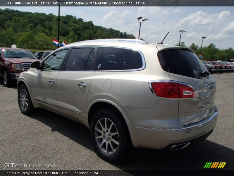 Champagne Silver Metallic / Choccachino Leather 2013 Buick Enclave Leather AWD