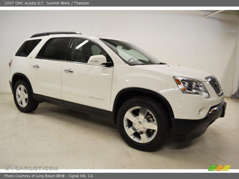 Summit White / Titanium 2007 GMC Acadia SLT