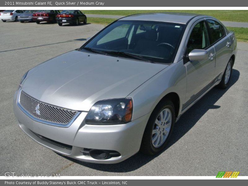 Quick Silver / Medium Gray 2011 Mitsubishi Galant FE