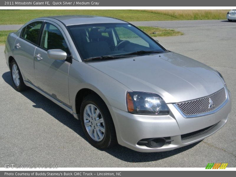 Quick Silver / Medium Gray 2011 Mitsubishi Galant FE