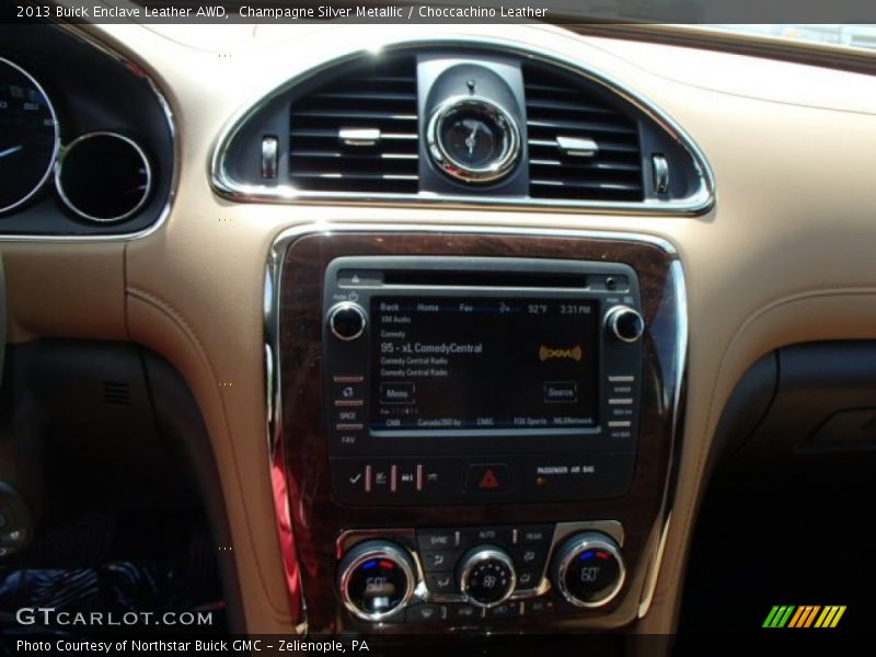 Champagne Silver Metallic / Choccachino Leather 2013 Buick Enclave Leather AWD