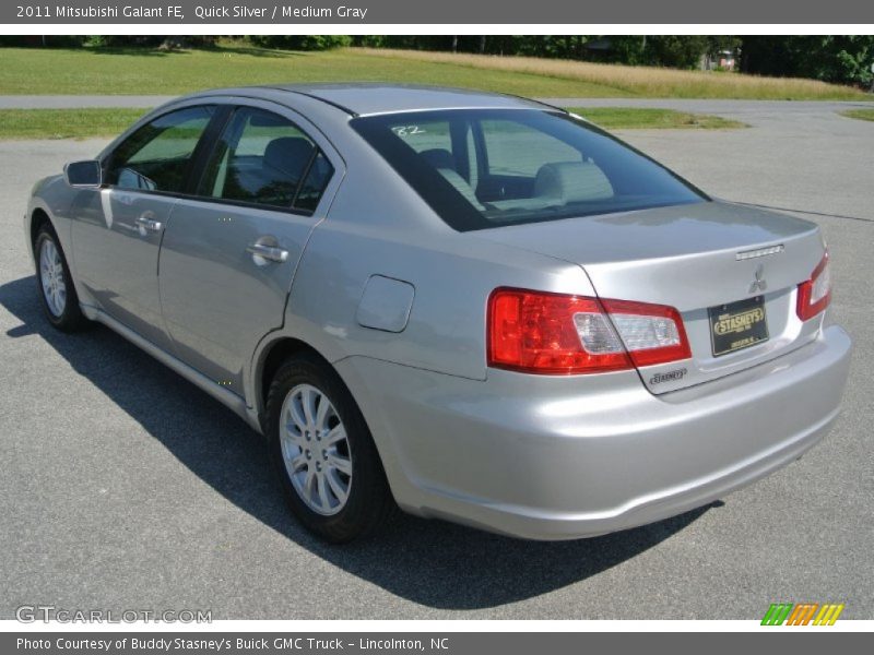 Quick Silver / Medium Gray 2011 Mitsubishi Galant FE