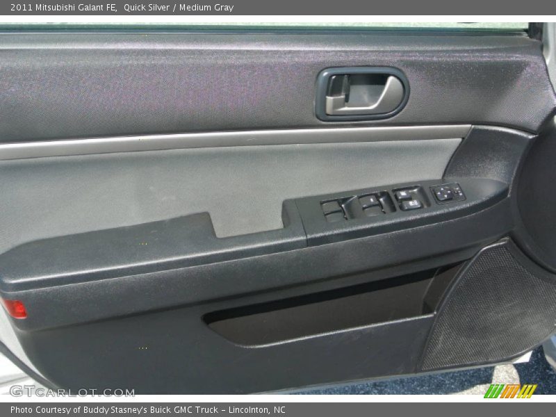 Quick Silver / Medium Gray 2011 Mitsubishi Galant FE