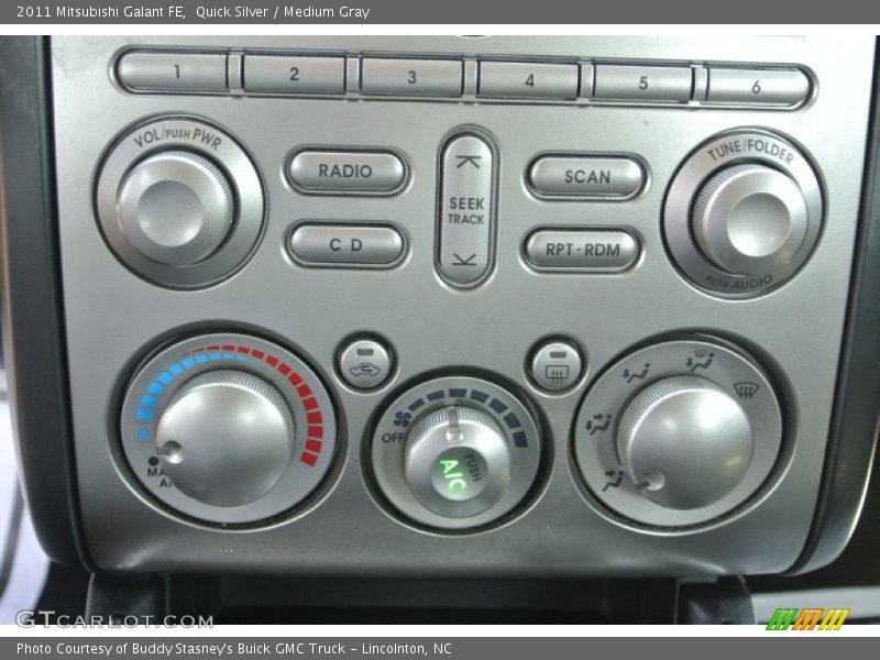 Quick Silver / Medium Gray 2011 Mitsubishi Galant FE