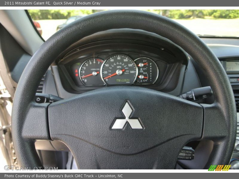 Quick Silver / Medium Gray 2011 Mitsubishi Galant FE