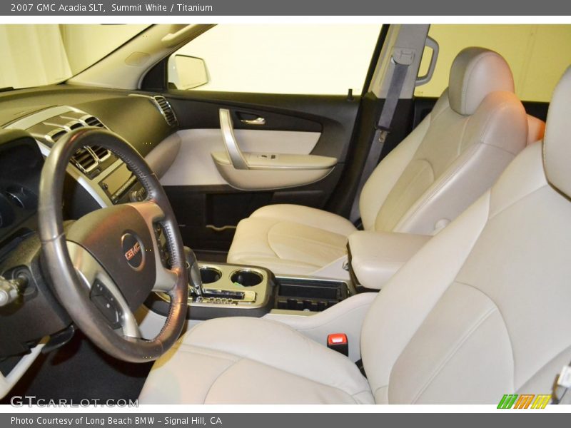 Summit White / Titanium 2007 GMC Acadia SLT