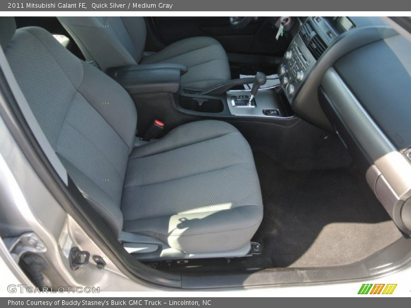 Quick Silver / Medium Gray 2011 Mitsubishi Galant FE