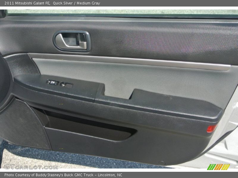 Quick Silver / Medium Gray 2011 Mitsubishi Galant FE