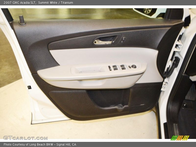 Summit White / Titanium 2007 GMC Acadia SLT