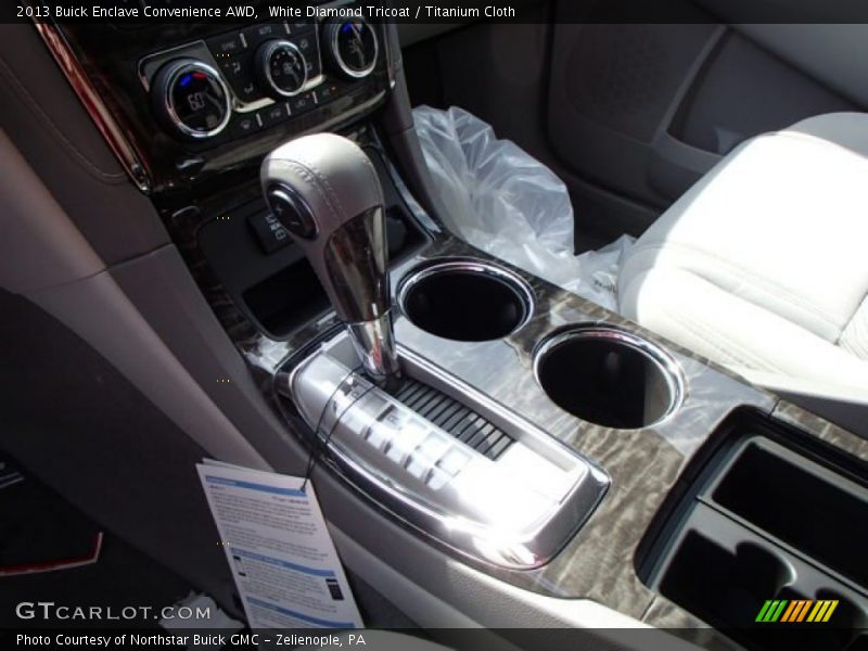 White Diamond Tricoat / Titanium Cloth 2013 Buick Enclave Convenience AWD