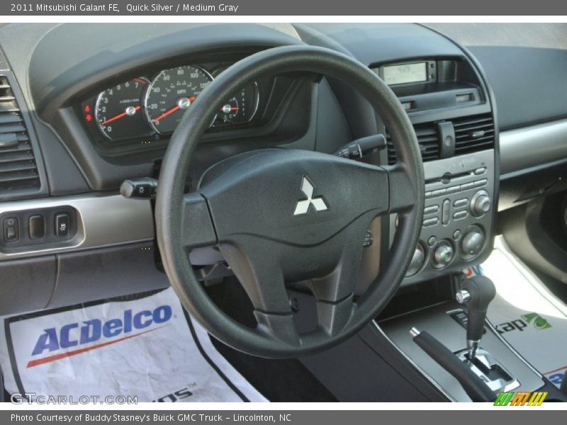 Quick Silver / Medium Gray 2011 Mitsubishi Galant FE
