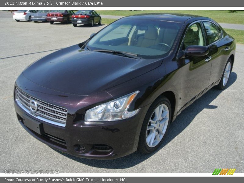 Crimson Black / Cafe Latte 2011 Nissan Maxima 3.5 S