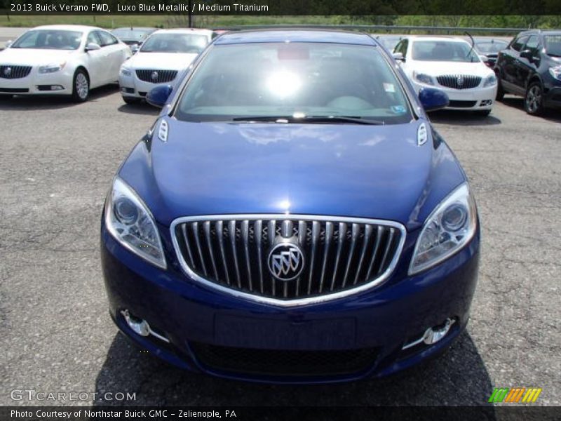 Luxo Blue Metallic / Medium Titanium 2013 Buick Verano FWD
