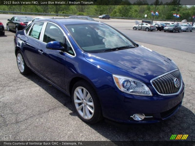 Luxo Blue Metallic / Medium Titanium 2013 Buick Verano FWD