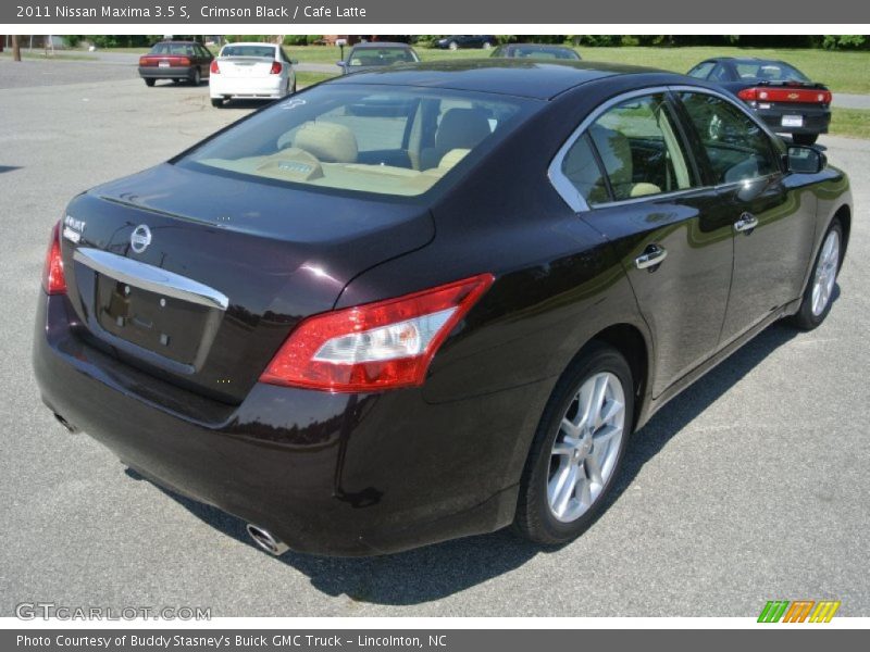 Crimson Black / Cafe Latte 2011 Nissan Maxima 3.5 S