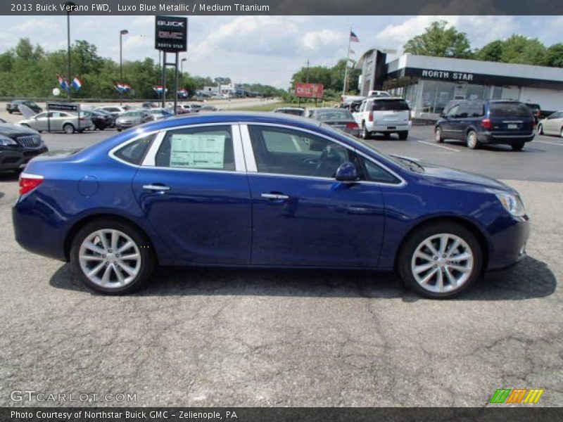 Luxo Blue Metallic / Medium Titanium 2013 Buick Verano FWD
