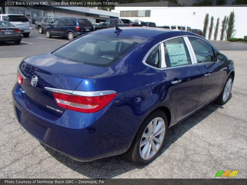 Luxo Blue Metallic / Medium Titanium 2013 Buick Verano FWD