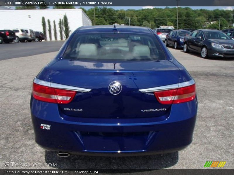 Luxo Blue Metallic / Medium Titanium 2013 Buick Verano FWD