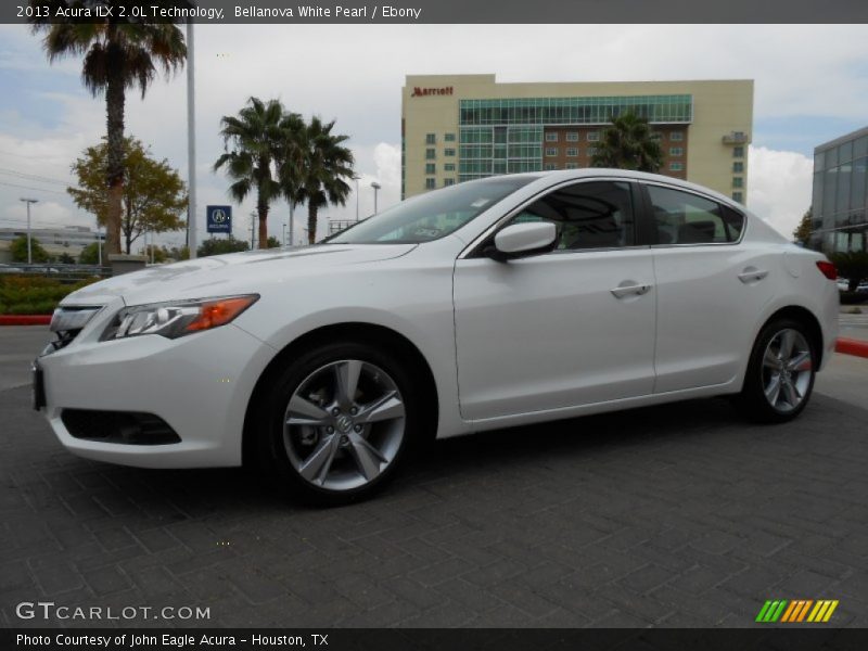 Bellanova White Pearl / Ebony 2013 Acura ILX 2.0L Technology