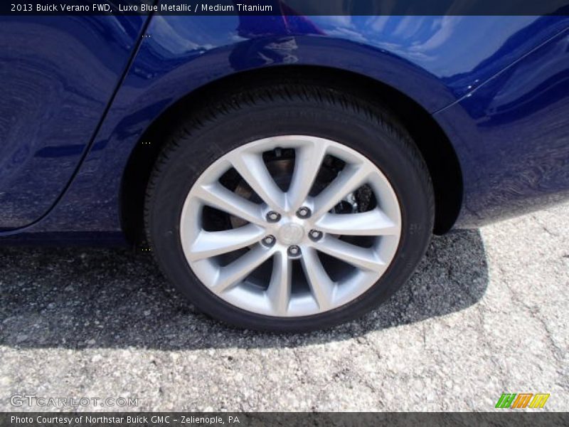 Luxo Blue Metallic / Medium Titanium 2013 Buick Verano FWD