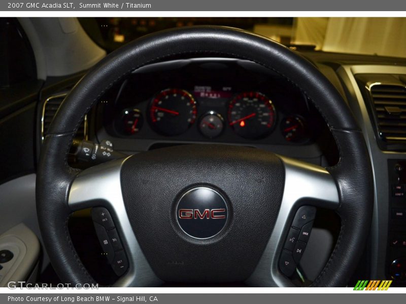 Summit White / Titanium 2007 GMC Acadia SLT