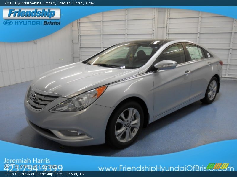 Radiant Silver / Gray 2013 Hyundai Sonata Limited