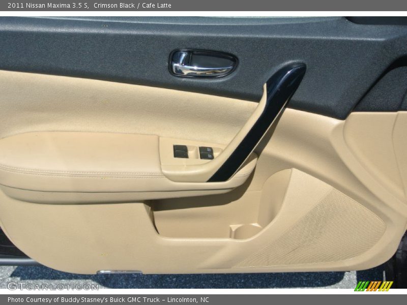 Crimson Black / Cafe Latte 2011 Nissan Maxima 3.5 S