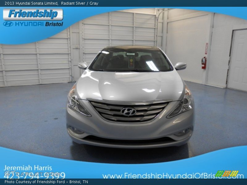 Radiant Silver / Gray 2013 Hyundai Sonata Limited