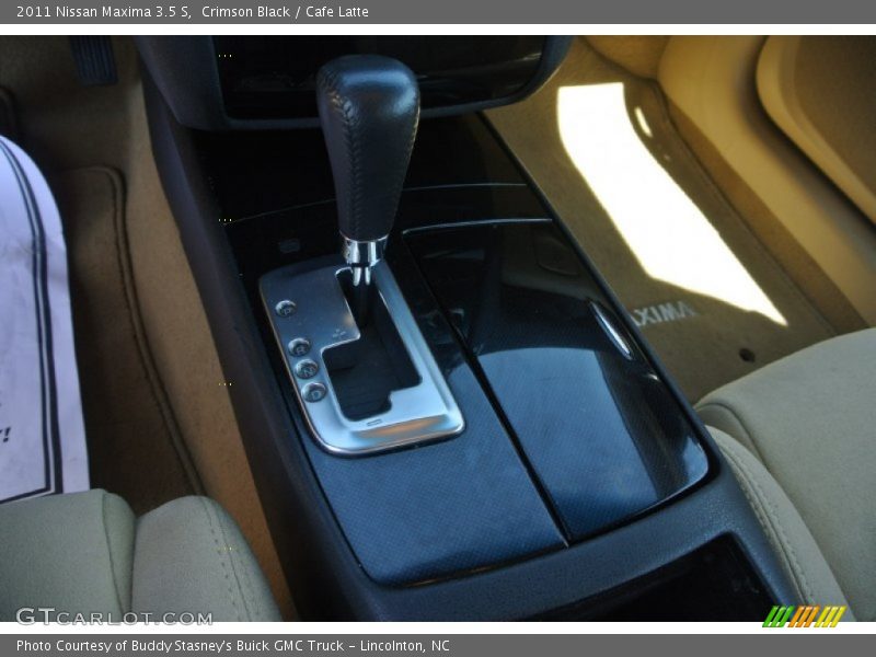Crimson Black / Cafe Latte 2011 Nissan Maxima 3.5 S