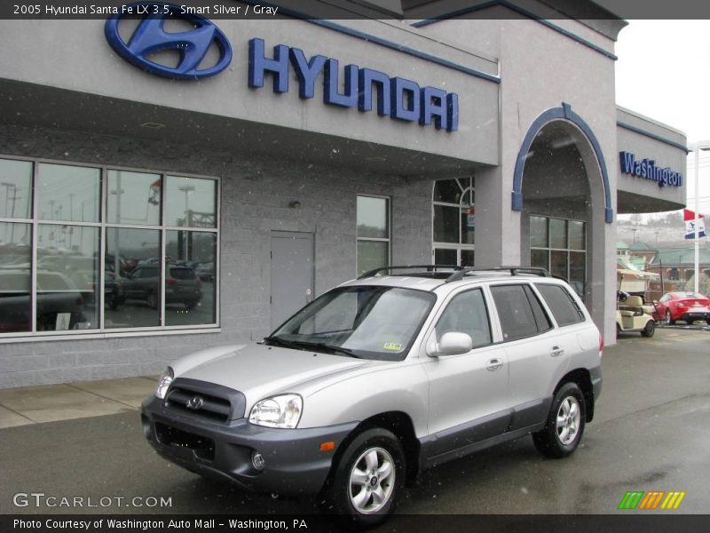 Smart Silver / Gray 2005 Hyundai Santa Fe LX 3.5