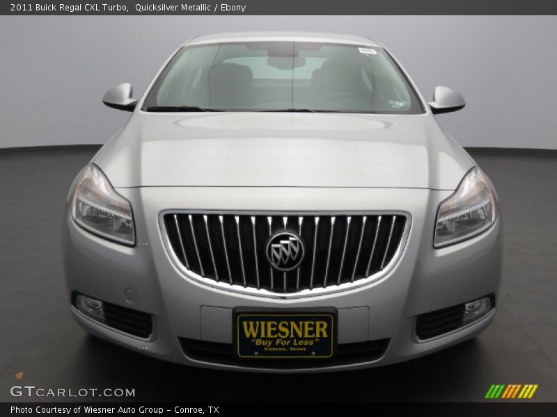 Quicksilver Metallic / Ebony 2011 Buick Regal CXL Turbo