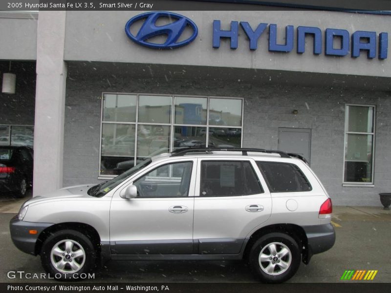 Smart Silver / Gray 2005 Hyundai Santa Fe LX 3.5