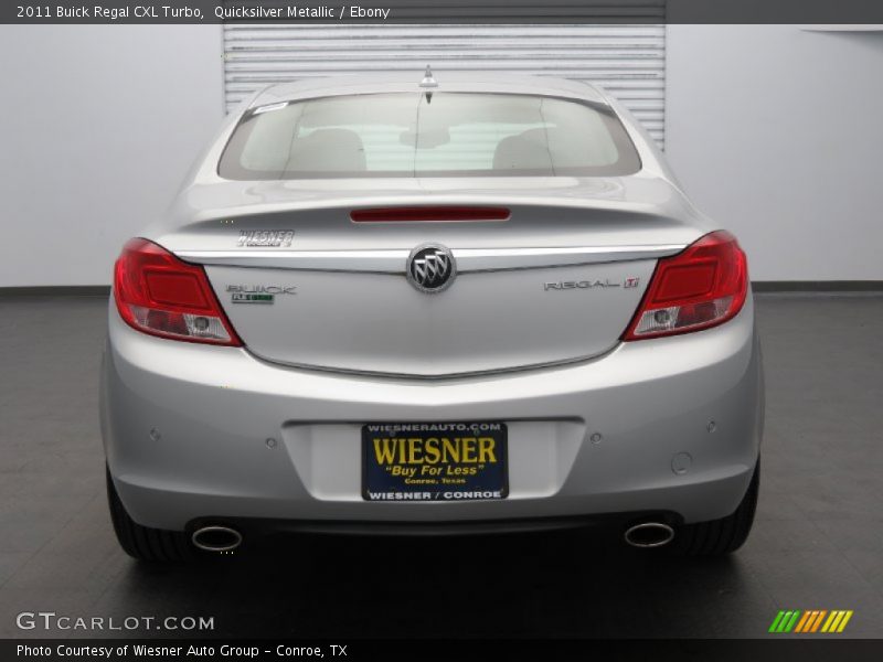 Quicksilver Metallic / Ebony 2011 Buick Regal CXL Turbo