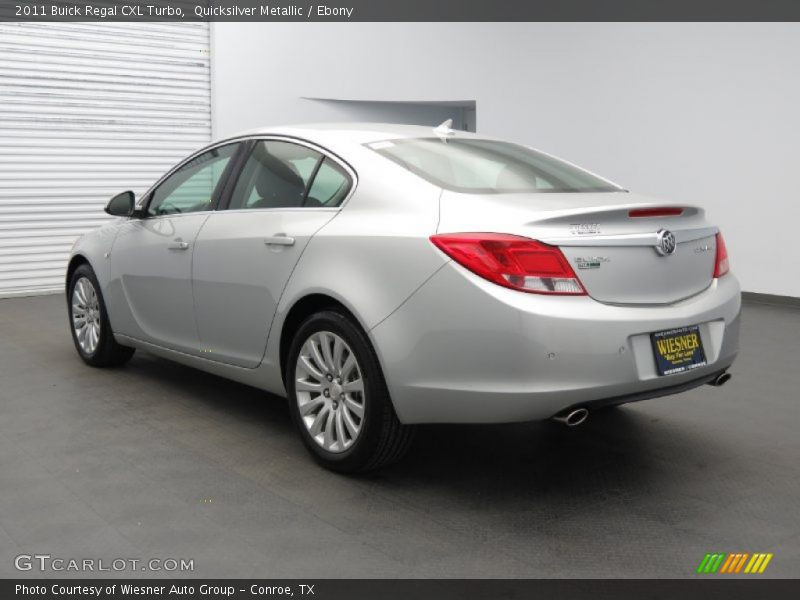 Quicksilver Metallic / Ebony 2011 Buick Regal CXL Turbo
