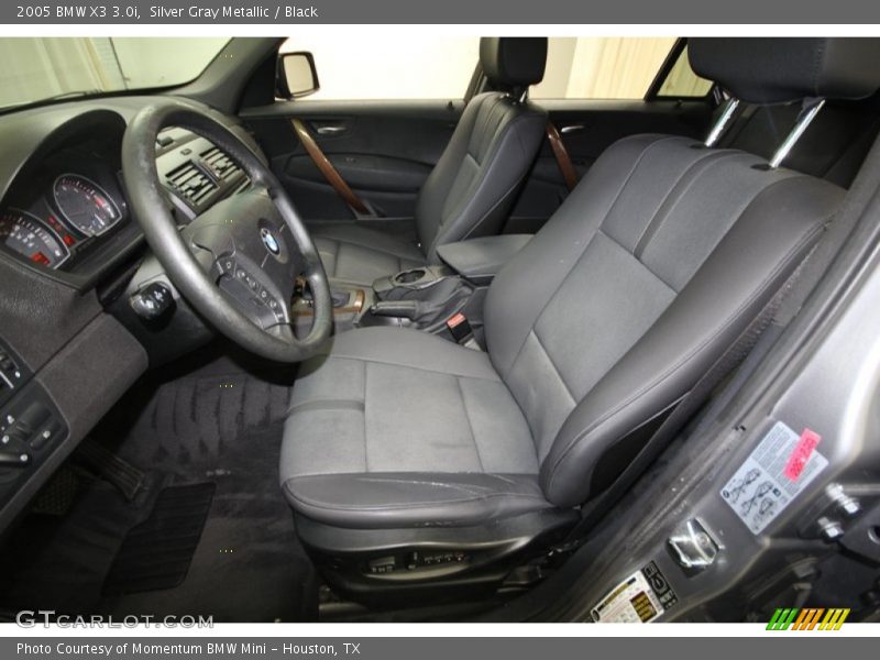 Silver Gray Metallic / Black 2005 BMW X3 3.0i